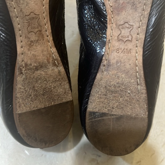 Navy Blue patent Caroline Tory Burch Flats size 8.5 - Picture 11 of 11
